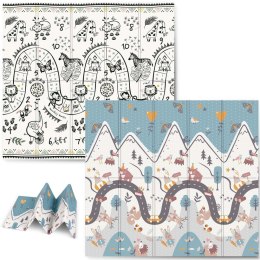 MATA PIANKOWA EDUKACYJNA SKŁADANA 200 X 180 X 1 CM NUKIDO NK-340