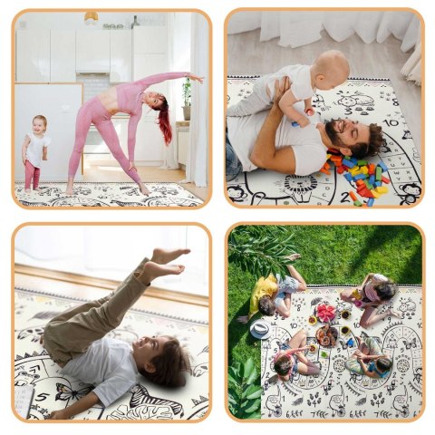 MATA PIANKOWA EDUKACYJNA SKŁADANA 200 X 180 X 1 CM NUKIDO NK-340 MATA PIANKOWA EDUKACYJNA SKŁADANA 200 X 180 X 1 CM NUKIDO NK-340