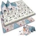 MATA PIANKOWA EDUKACYJNA SKŁADANA 200 X 180 X 1 CM NUKIDO NK-340