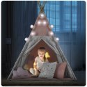 NAMIOT TIPI DLA DZIECI Z GIRLANDĄ I ŚWIATEŁKAMI NUKIDO - RÓŻOWY NAMIOT TIPI DLA DZIECI Z GIRLANDĄ I ŚWIATEŁKAMI NUKIDO - RÓŻOWY