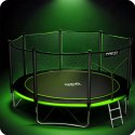 TRAMPOLINA OGRODOWA 12FT/374CM Z SIATKĄ ZEWNĘTRZNĄ I DRABINKĄ NEO-SPORT