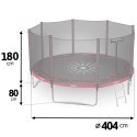 TRAMPOLINA OGRODOWA 13FT/404CM Z SIATKĄ ZEWNĘTRZNĄ I DRABINKĄ NEO-SPORT