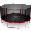 TRAMPOLINA OGRODOWA 13FT/404CM Z SIATKĄ ZEWNĘTRZNĄ I DRABINKĄ NEO-SPORT