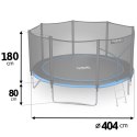 TRAMPOLINA OGRODOWA 13FT/404CM Z SIATKĄ ZEWNĘTRZNĄ I DRABINKĄ NEO-SPORT