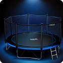 TRAMPOLINA OGRODOWA 13FT/404CM Z SIATKĄ ZEWNĘTRZNĄ I DRABINKĄ NEO-SPORT