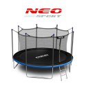 TRAMPOLINA OGRODOWA 14FT/435CM Z SIATKĄ WEWNĘTRZNĄ I DRABINKĄ NEO-SPORT