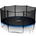 TRAMPOLINA OGRODOWA 14FT/435CM Z SIATKĄ ZEWNĘTRZNĄ I DRABINKĄ NEO-SPORT