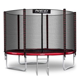 TRAMPOLINA OGRODOWA 6FT/183CM Z SIATKĄ ZEWNĘTRZNĄ I DRABINKĄ NEO-SPORT