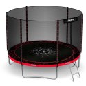 TRAMPOLINA OGRODOWA 6FT/183CM Z SIATKĄ ZEWNĘTRZNĄ I DRABINKĄ NEO-SPORT