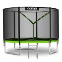TRAMPOLINA OGRODOWA 6FT/183CM Z SIATKĄ ZEWNĘTRZNĄ I DRABINKĄ NEO-SPORT