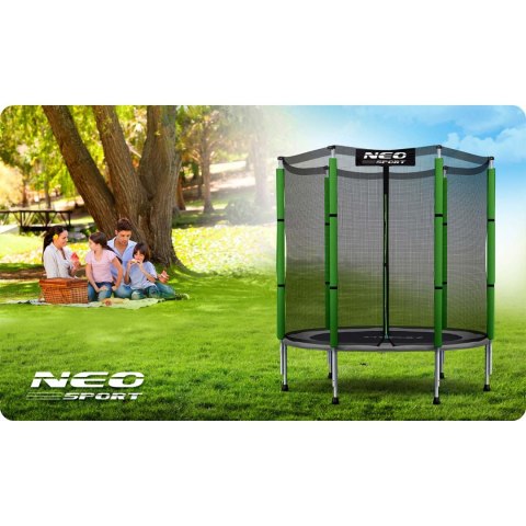 TRAMPOLINA OGRODOWA DLA DZIECI 140 CM 4,5FT NEO-SPORT TRAMPOLINA OGRODOWA DLA DZIECI 140 CM 4,5FT NEO-SPORT