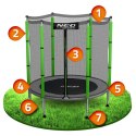 TRAMPOLINA OGRODOWA DLA DZIECI 140 CM 4,5FT NEO-SPORT