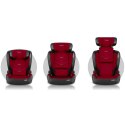 FOTELIK SAMOCHODOWY NUKIDO LOUIS CZARNO-CZERWONY 15-36 KG ISOFIX