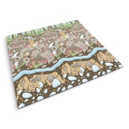 MATA PIANKOWA EDUKACYJNA SKŁADANA 200 X 180 X 1 CM NUKIDO NK-340 OCEAN-ZIEMIA