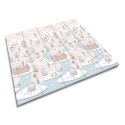 MATA PIANKOWA EDUKACYJNA SKŁADANA 200 X 180 X 1 CM NUKIDO NK-340