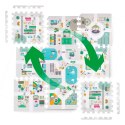 MATA PIANKOWA PUZZLE 120X120CM + PIANKOWE FIGURKI NUKIDO TOWN