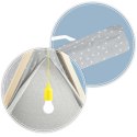 NAMIOT DOMEK DLA DZIECI Z LAMPKĄ NUKIDO - SZARY