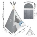 NAMIOT TIPI DLA DZIECI NK-406 NUKIDO - SZARY