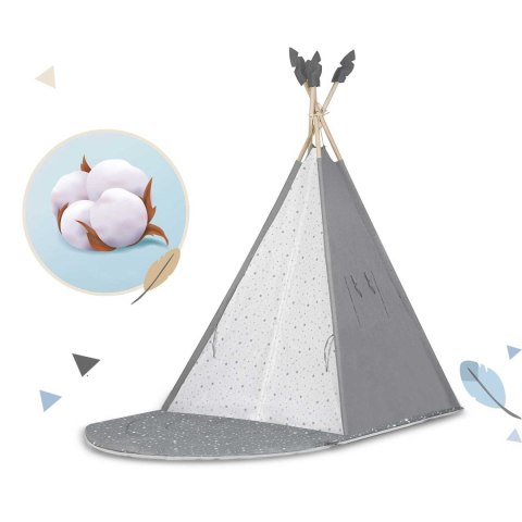 NAMIOT TIPI DLA DZIECI NK-406 NUKIDO - SZARY NAMIOT TIPI DLA DZIECI NK-406 NUKIDO - SZARY