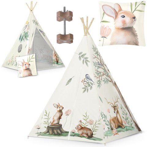 NAMIOT TIPI DLA DZIECI NUKIDO - BEŻOWE NAMIOT TIPI DLA DZIECI NUKIDO - BEŻOWE