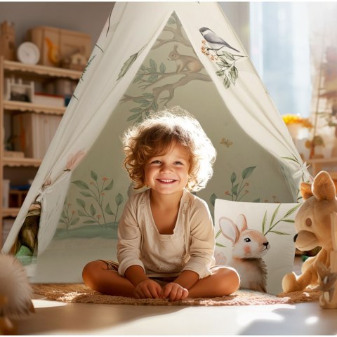 NAMIOT TIPI DLA DZIECI NUKIDO - BEŻOWE NAMIOT TIPI DLA DZIECI NUKIDO - BEŻOWE