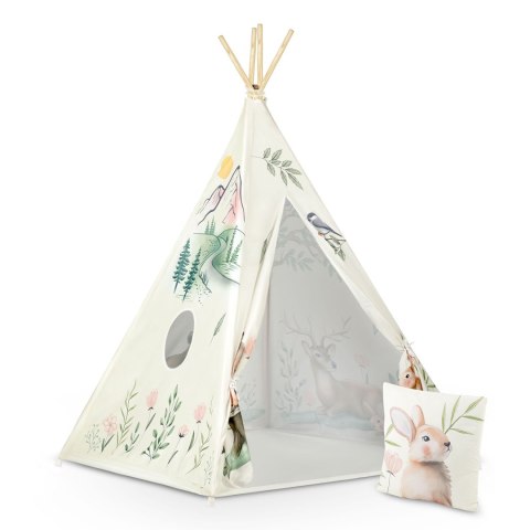 NAMIOT TIPI DLA DZIECI NUKIDO - BEŻOWE NAMIOT TIPI DLA DZIECI NUKIDO - BEŻOWE