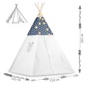 NAMIOT TIPI DLA DZIECI ZE ŚWIATEŁKAMI NUKIDO - GRANATOWY