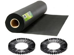AGROWŁÓKNINA OGRODOWA 0,8 M X 100 M + 100 SZPILEK PLONOS