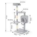 DRAPAK DLA KOTA 111 CM PH-005 PETHAUS SZARY
