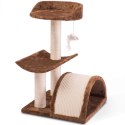 DRAPAK, DOMEK DLA KOTA 58 CM DR-254 BRĄZOWY PETHAUS