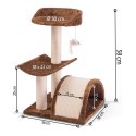 DRAPAK, DOMEK DLA KOTA 58 CM DR-254 BRĄZOWY PETHAUS