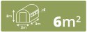 FOLIA NA TUNEL OGRODOWY 2X3M 6M2 PLONOS FOLIA NA TUNEL OGRODOWY 2X3M 6M2 PLONOS