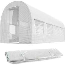 FOLIA NA TUNEL OGRODOWY 2X4,5M (9M2) BIAŁA PLONOS