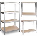 REGAŁ METALOWY MAGAZYNOWY 150 X 75 X 30 PLONOS 470000