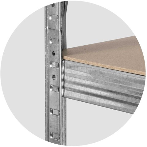 REGAŁ METALOWY MAGAZYNOWY 150 X 75 X 30 PLONOS 470000 REGAŁ METALOWY MAGAZYNOWY 150 X 75 X 30 PLONOS 470000