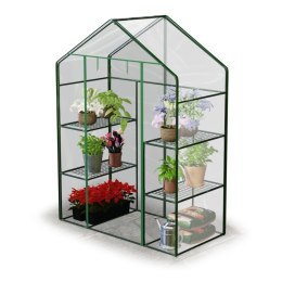 SZKLARNIA DWA REGAŁY 140 X 71 X 195 CM PLONOS 4922