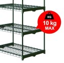 SZKLARNIA REGAŁ 69 X 49 X 125 CM PLONOS 4921