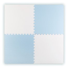 DUŻA MATA PIANKOWA EDUKACYJNA PUZZLE RICOKIDS NIEBIESKO-BIAŁA