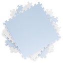 DUŻA MATA PIANKOWA EDUKACYJNA PUZZLE RICOKIDS NIEBIESKO-BIAŁA
