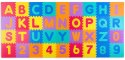 DUŻA MATA PIANKOWA, PUZZLE, LITERY KOLOROWE 36 SZT