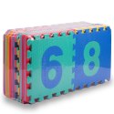 DUŻA MATA PIANKOWA, PUZZLE, LITERY KOLOROWE 36 SZT