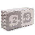 DUŻA MATA PIANKOWA, PUZZLE, POCIĄG, LITERKI 36 SZT
