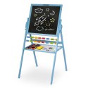 MAGNETYCZNA KREDOWA TABLICA OBROTOWA RICOKIDS - NIEBIESKA