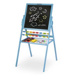 MAGNETYCZNA KREDOWA TABLICA OBROTOWA RICOKIDS - NIEBIESKA