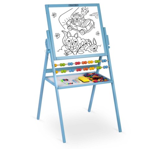 MAGNETYCZNA KREDOWA TABLICA OBROTOWA RICOKIDS - NIEBIESKA MAGNETYCZNA KREDOWA TABLICA OBROTOWA RICOKIDS - NIEBIESKA