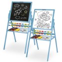 MAGNETYCZNA KREDOWA TABLICA OBROTOWA RICOKIDS - NIEBIESKA