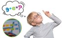 MAGNETYCZNA KREDOWA TABLICA OBROTOWA RICOKIDS - NIEBIESKA