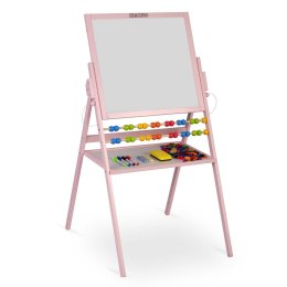 MAGNETYCZNA KREDOWA TABLICA OBROTOWA RICOKIDS - RÓŻOWA