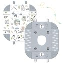 MATA INTERAKTYWNA EDUKACYJNA 110 X 100 CM KRÓLIK RICOKIDS