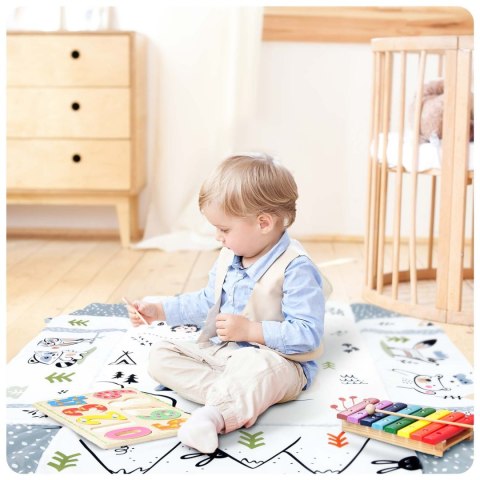 MATA INTERAKTYWNA EDUKACYJNA 110 X 100 CM KRÓLIK RICOKIDS MATA INTERAKTYWNA EDUKACYJNA 110 X 100 CM KRÓLIK RICOKIDS